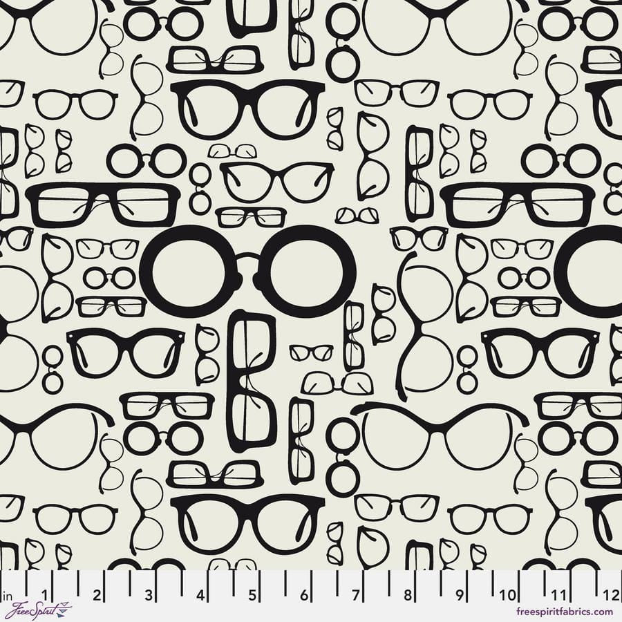Ampersand by Zen Chic - Specs, Newspaper Specs Newspaper | Ampersand by Zen Chic Cotton Quilting Fabric