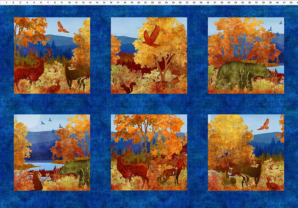 All Blue Ridge Shop-Hop 2026 Fabric - Mountain Panel