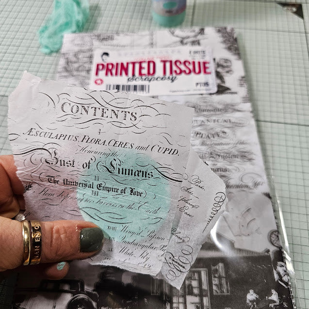 Printed Collage Tissue Paper by Scrapcosy