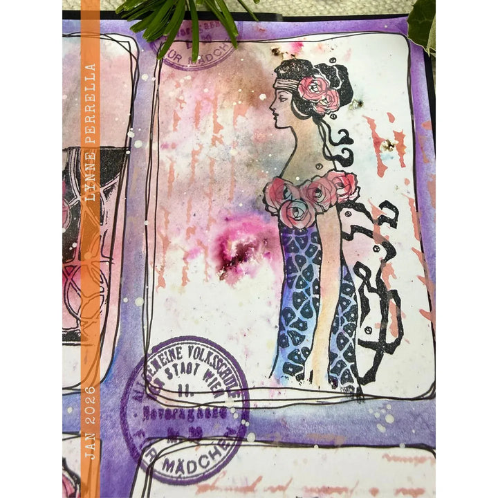 Eclectica Stamp Collection #80 by Lynne Perrella