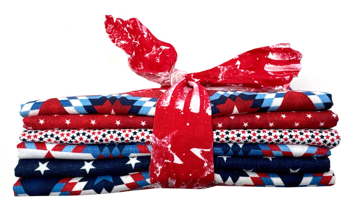 American Tribute 1/2 Yard Fabric Bundle (6 pcs)