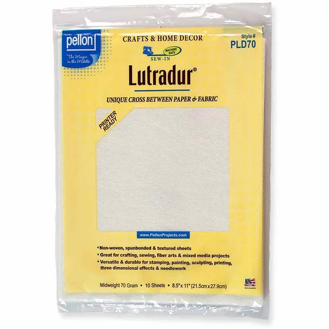 Lutradur 70 gram, 8.5 x 11" (10 sheets)