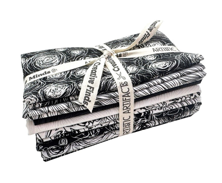 Pen & Petal Fat Quarter Fabric Bundle (8 pcs)