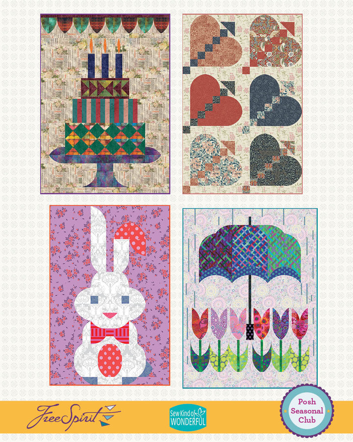 Posh Seasonal Club (12 Seasonal Wall Hanging Kits, starts January 2026)