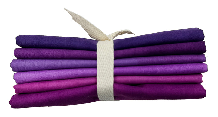 Palette Packs PURPLE - Fat Quarter Fabric Bundle (6 pcs)