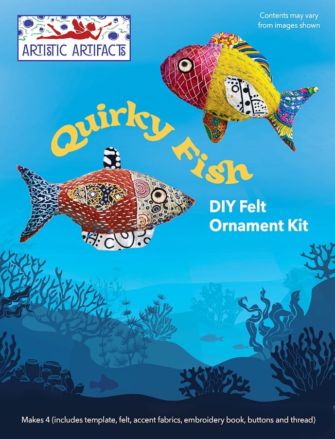 Quirky Fish Kit - Warm Colorway
