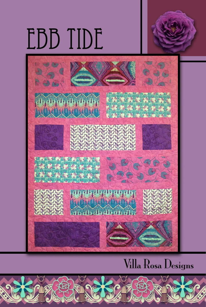 Ebb Tide Villa Rosa Quilt Kit with Rifle Paper Co’s Halloween Collection