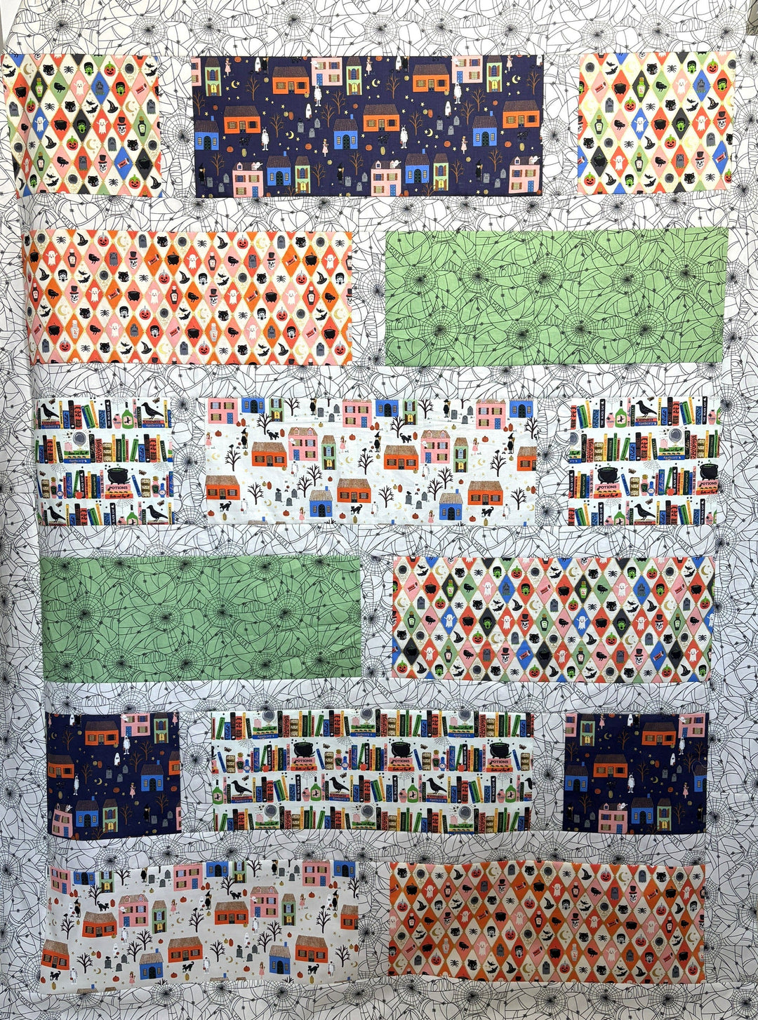 Ebb Tide Villa Rosa Quilt Kit with Rifle Paper Co’s Halloween Collection