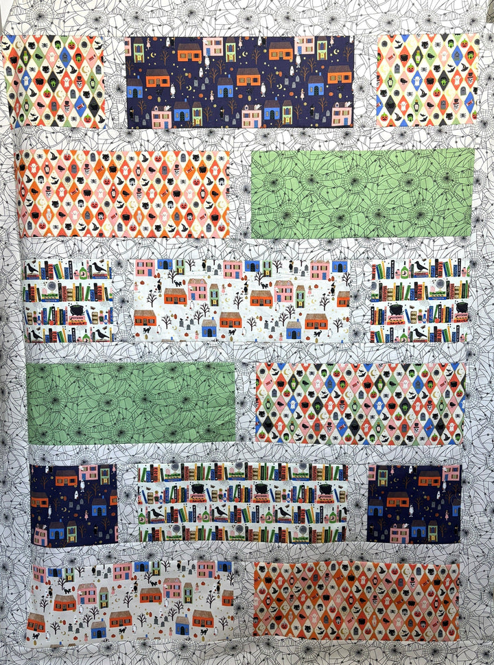Ebb Tide Villa Rosa Quilt Kit with Rifle Paper Co’s Halloween Collection