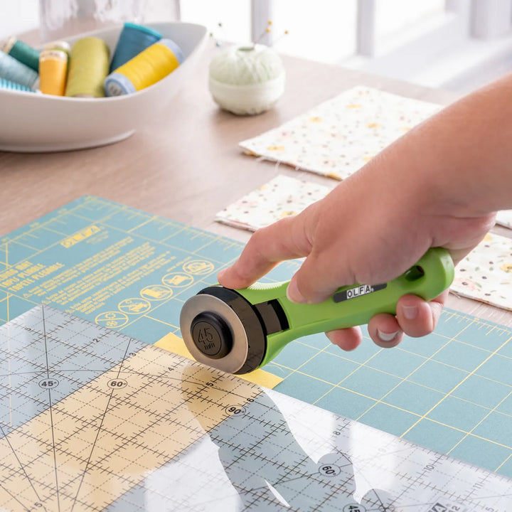OLFA Splash 45mm Rotary Cutter LIME