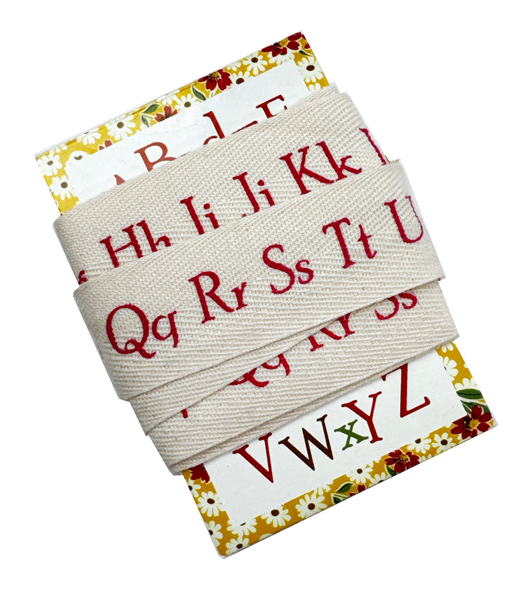 ABC Trim Red by Moda Home, 3 yds