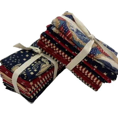July 4th Fun! Fat Quarter Fabric Bundle (7 pcs)