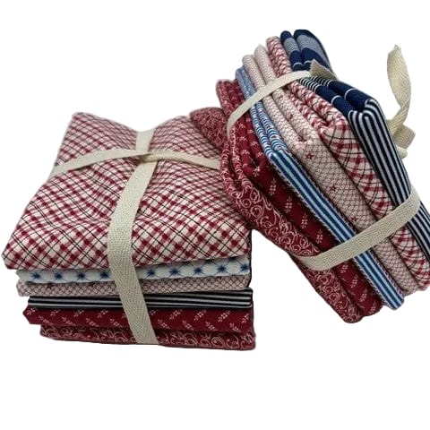 July 4th Fun! 1/2 yd Fabric Bundle (6 pcs)