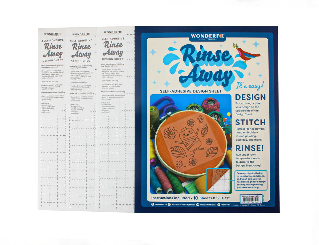 Rinse Away Design Sheet by WonderFil