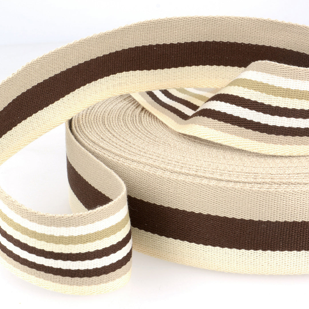 Double Sided Striped Webbing/Strapping (40 mm, 1.57 inches)