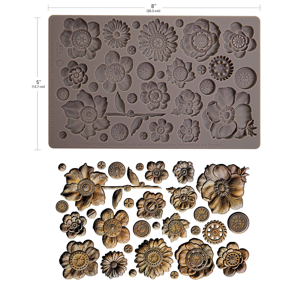 Finnabair Moulds - Rusty Flowers