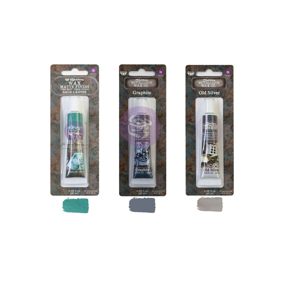 Finnabair Art Alchemy Wax Set - Steam and Frost