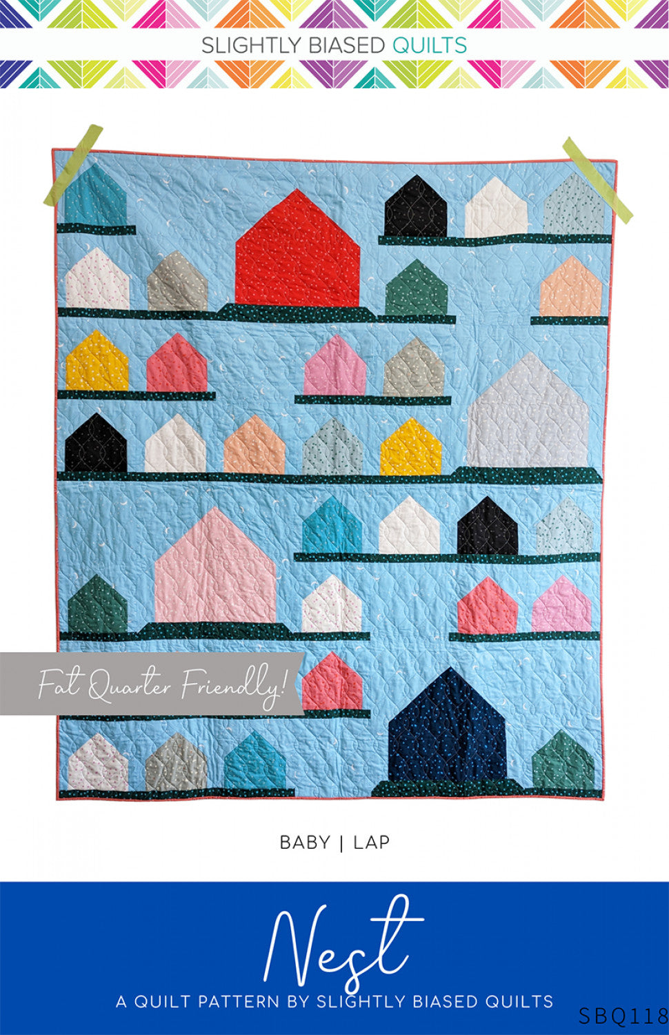 Nest Quilt Pattern by Slightly Biased Quilts