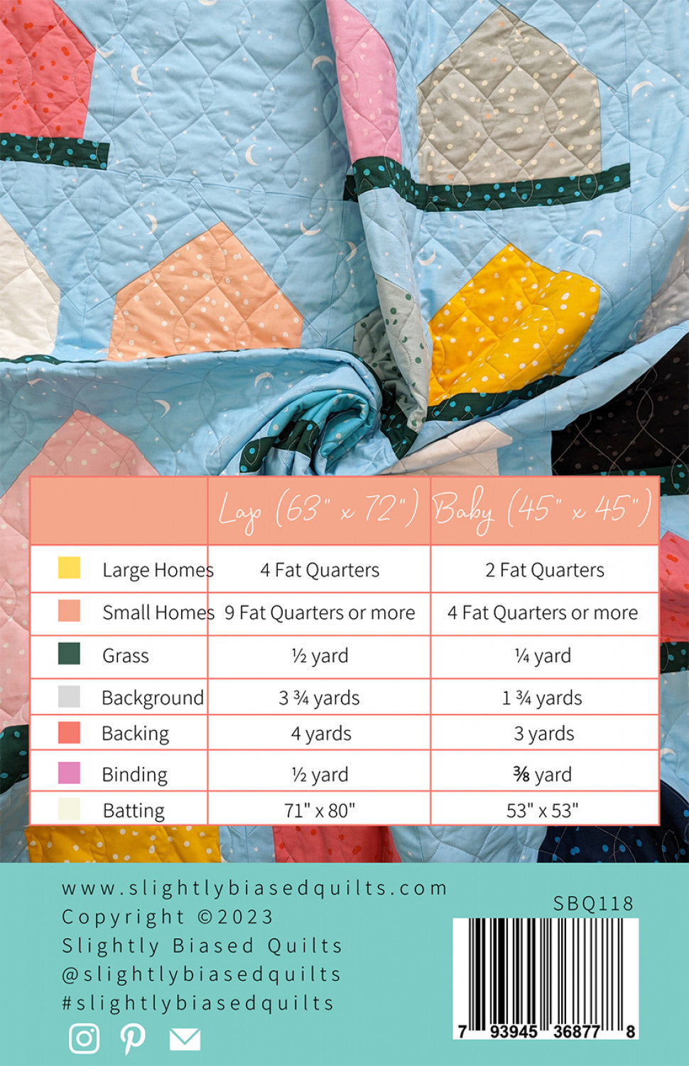 Nest Quilt Pattern by Slightly Biased Quilts