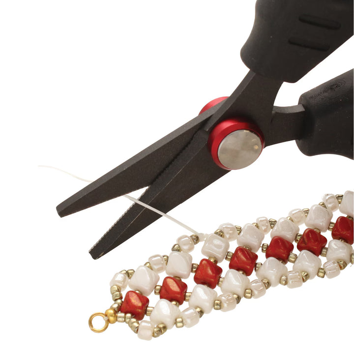 S-Lon Fire serrated mini shears - 5 In. Stainless Steel Blades