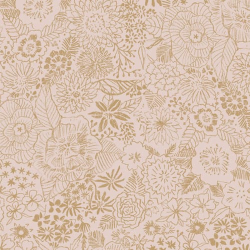 Sgraffito by Katarina Roccella, Floral Imprint Desert Sgraffito by Katarina Roccella, Floral Imprint Desert