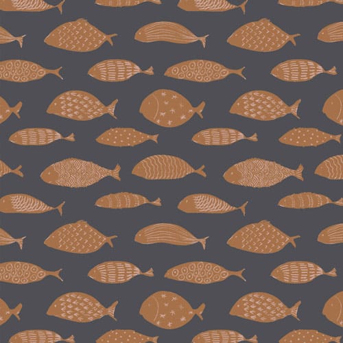 Sgraffito by Katarina Roccella, Ripple Dance Ochre Sgraffito by Katarina Roccella, Ripple Dance Ochre