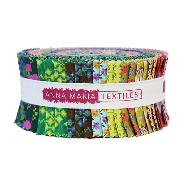 Heiress by Anna Maria 2.5in Fabric Strip Roll Heiress by Anna Maria 2.5in Fabric Strip Roll