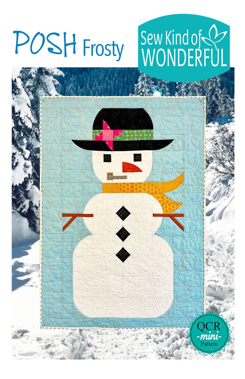 Posh Frosty snowman quilt pattern