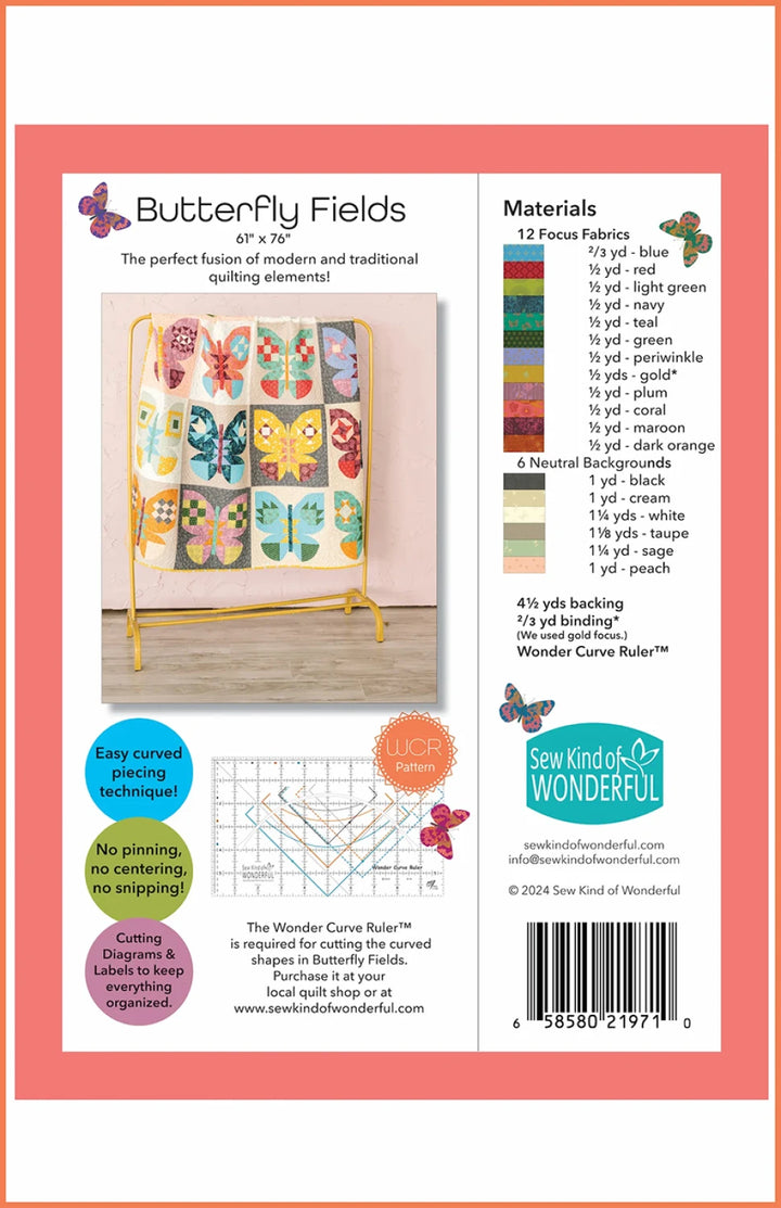 Butterfly Fields Pattern by Sew Kind of Wonderful