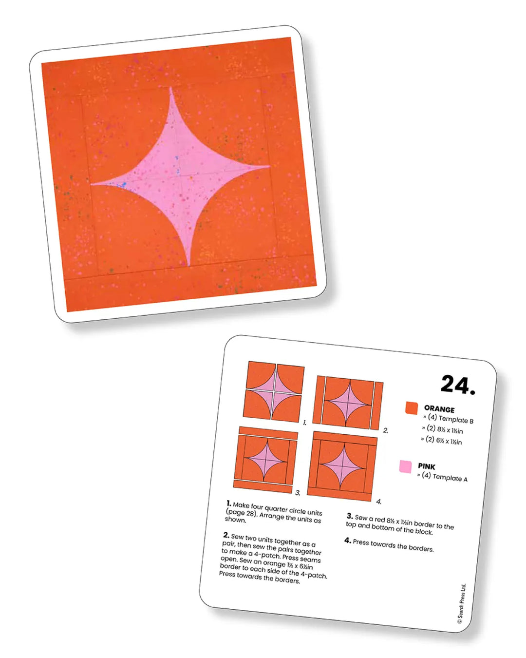 The Quilt Block Card Deck by Holly Clarke Quilter's Inspiration Deck by Teresa Fiehn Millies