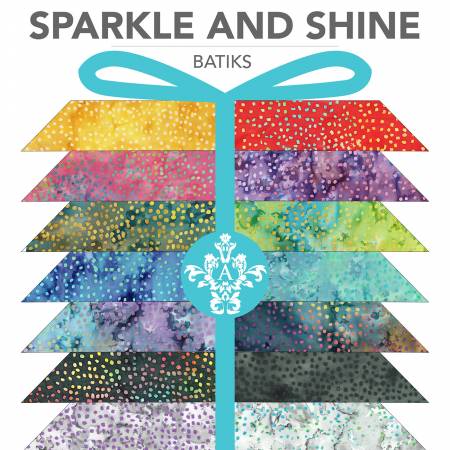 Anthology Batiks - Sparkle and Shine Fat Quarter Fabric Bundle, 28pcs Anthology Batiks - Sparkle and Shine Fat Quarter Fabric Bundle, 28pcs