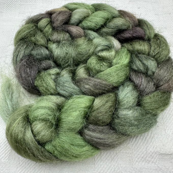 Midnight at the Oasis Tussah Silk Roving/Sliver (Limited Edition)