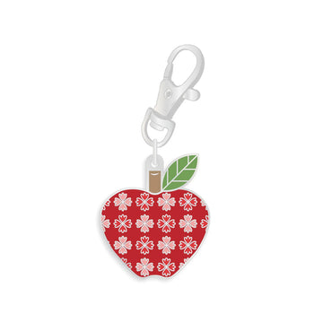 Lori Holt Autumn Apple Enamel Happy Charm Lori Holt Autumn Apple Enamel Happy Charm