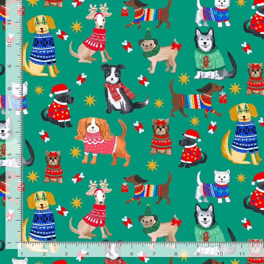 Santa's Little Yelper by Erica Ilene - Emerald