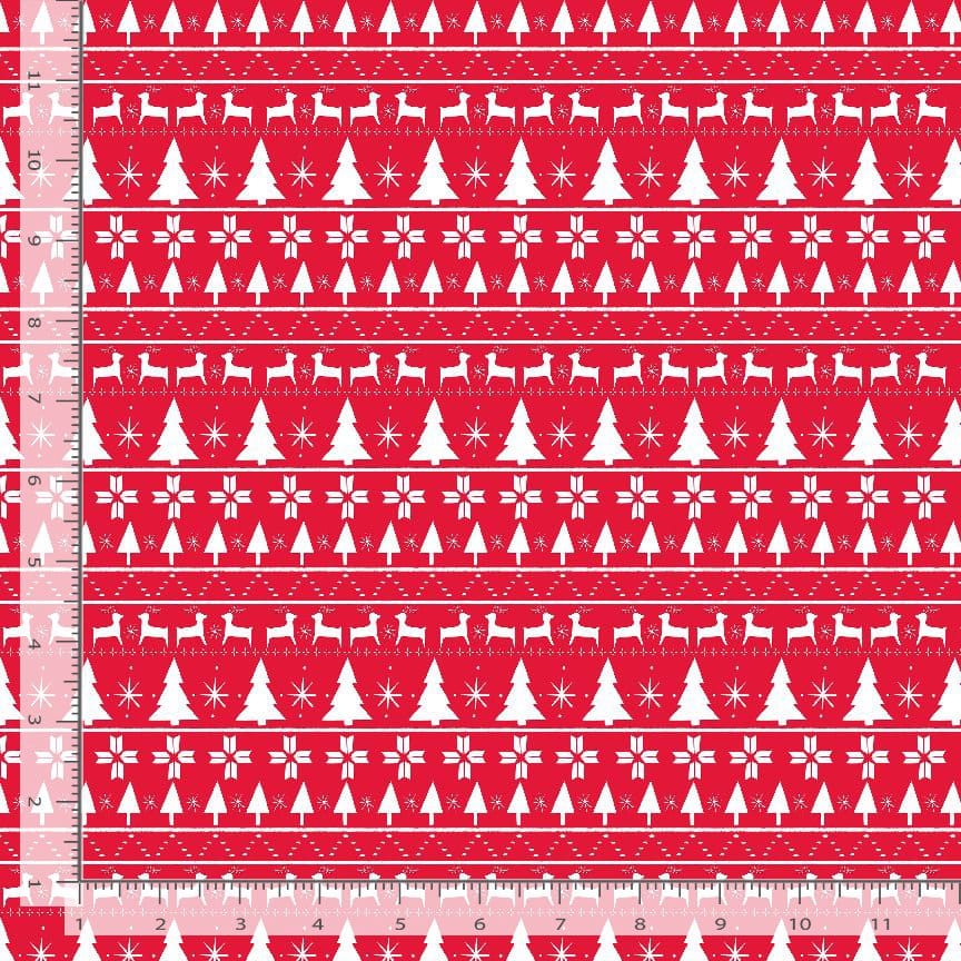 Jingle All the Way - Fair Isle, Red