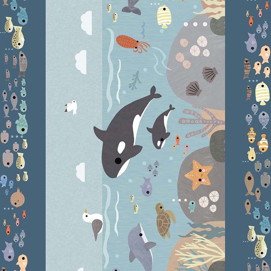 Beyond the Sea - High Seas Stripe, Multi