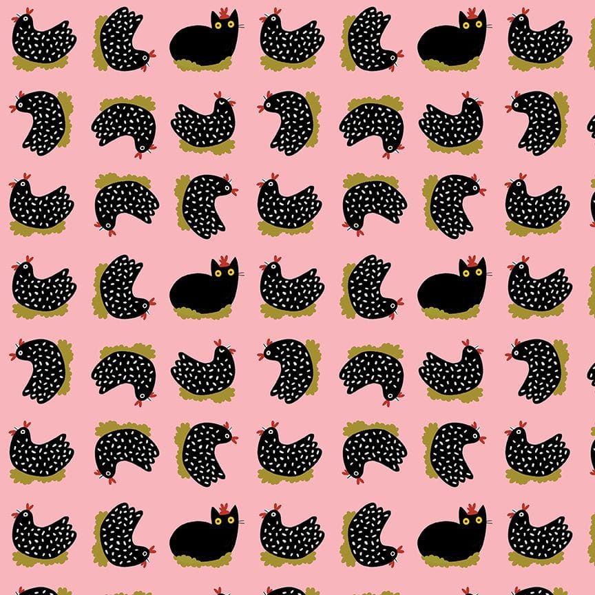 Bok Bok Meow by Leezaworks - Nest Impawster, Conch Bok Bok Meow by Leezaworks - Nest Impawster, Conch