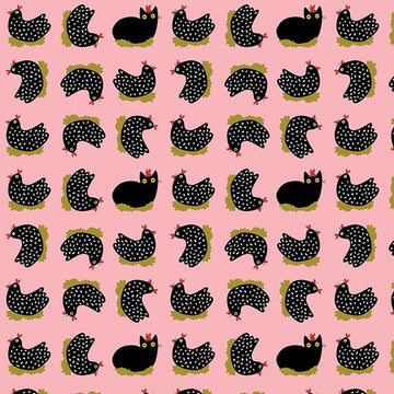 Bok Bok Meow by Leezaworks - Nest Impawster, Conch Bok Bok Meow by Leezaworks - Nest Impawster, Conch