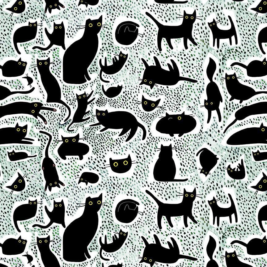 Catwalk by Leezaworks - Cattitude, Multi Catwalk by Leezaworks Cat Fabric - Cattitude, Multi | Dear Stella