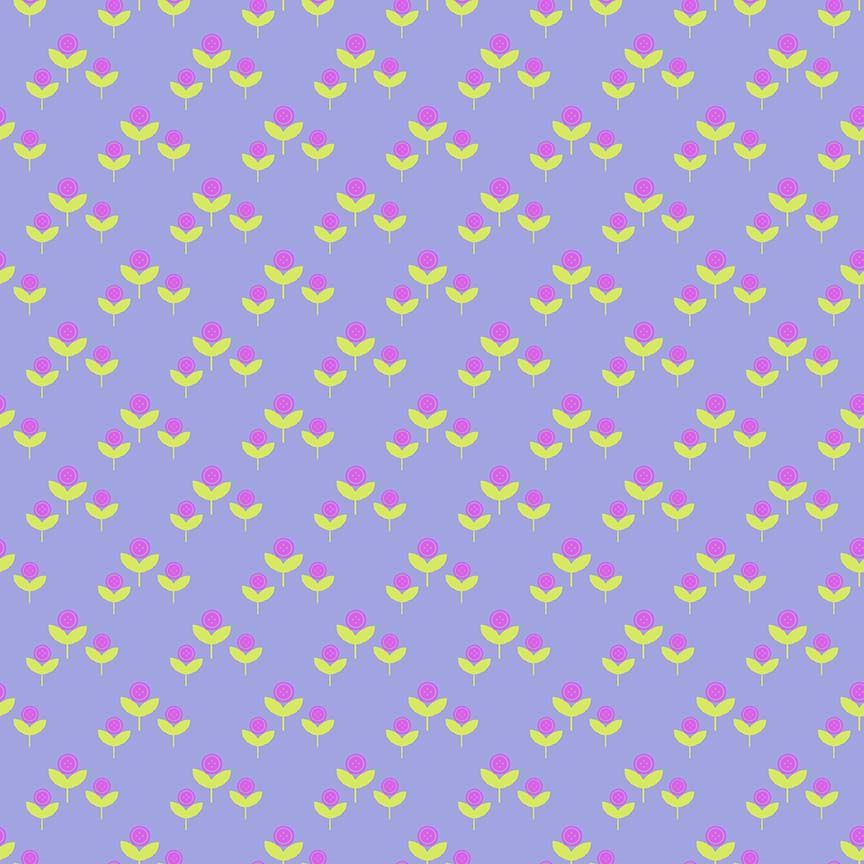 Quilty Helpurrs - Cute as a Button, Lavender