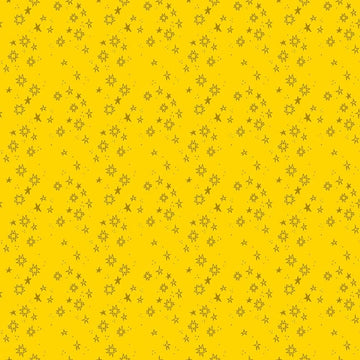 Quiltstellation by Pammie Jane - Helios Quiltstellation Helios Golden Yellow Star Fabric | Dear Stella