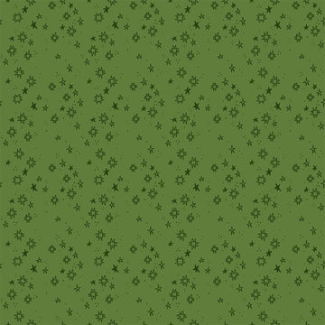 Quiltstellation by Pammie Jane - Pisces Quiltstellation Pisces Olive Green Star Fabric | Dear Stella
