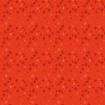 Quiltstellation by Pammie Jane - Scorpio Quiltstellation Scorpio Red-Orange Star Fabric | Dear Stella