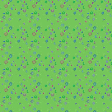 Quiltstellation by Pammie Jane - Virgo Quiltstellation Virgo Green Blender Star Fabric | Dear Stella