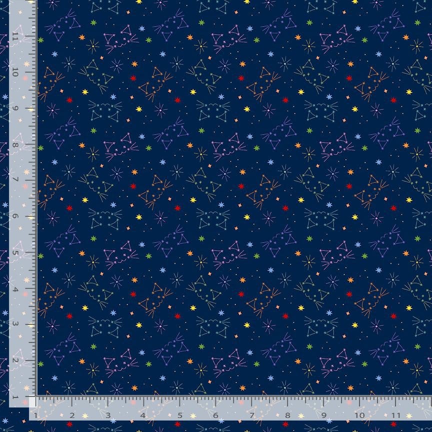 Meowter Space by Pammie Jane - Felis, Navy Meowter Space by Pammie Jane - Felis, Navy