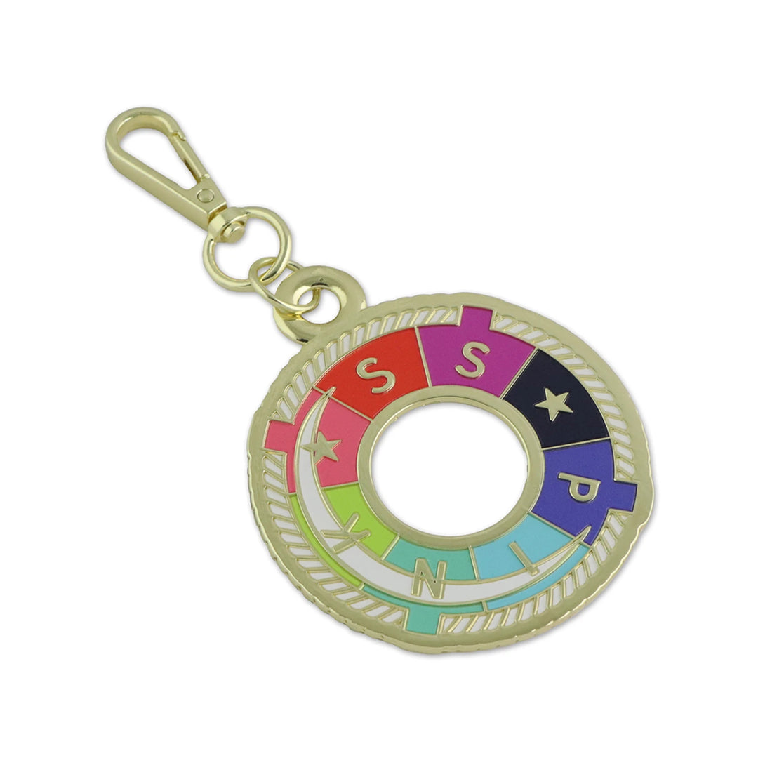 Tula Pink Bag Charm - S.S. Pink Deep Dive