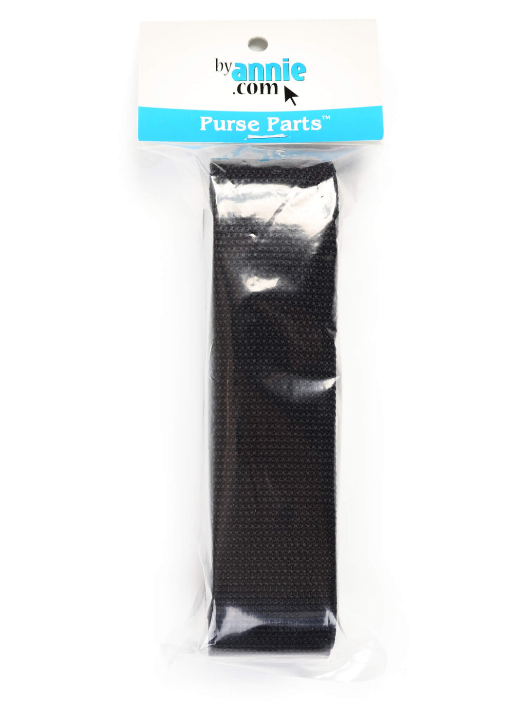 Black 1.5 inch Webbing/Strapping, 3-Yard Pack