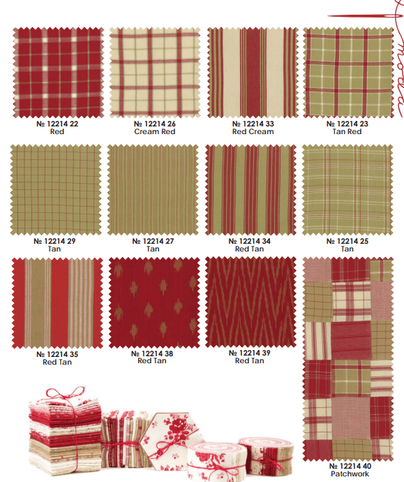 Midwinter Reds by Moda Fabrics 2.5" Square Fabric Charm Pack 42pcs Midwinter Reds by Moda Fabrics 2.5" Square Fabric Charm Pack 42pcs