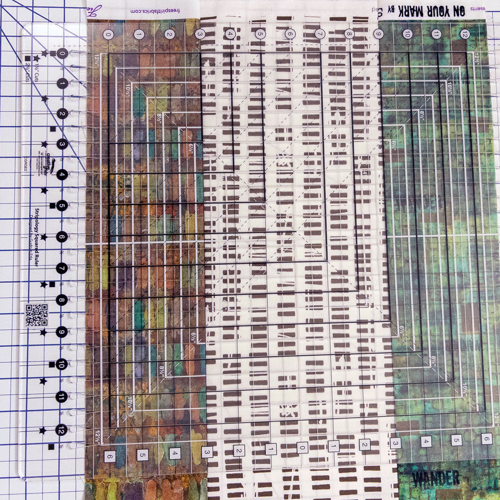 Diana Kit with Stamped & On Your Mark Fabric Collection by Seth Apter