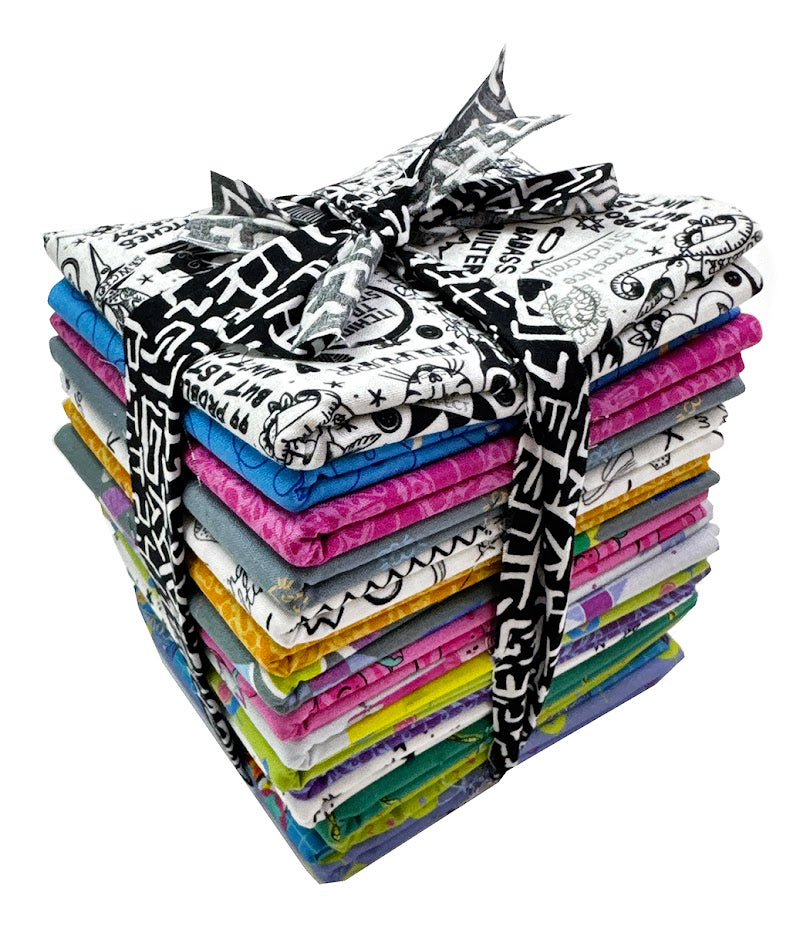 Quilty Helpurrs from Dear Stella 1/2 Yard Fabric Bundle (16 pcs)